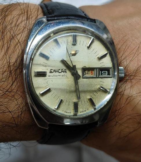 Vintage Enicar Automatic Watch Code 37.M1