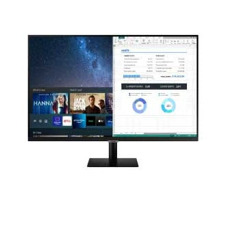 Open Box Unused Samsung 32 inch (81.28 cm) M5 Smart Monitor with Netflix, YouTube, Prime Video and Apple TV Streaming LS32AM500NWXXL Black