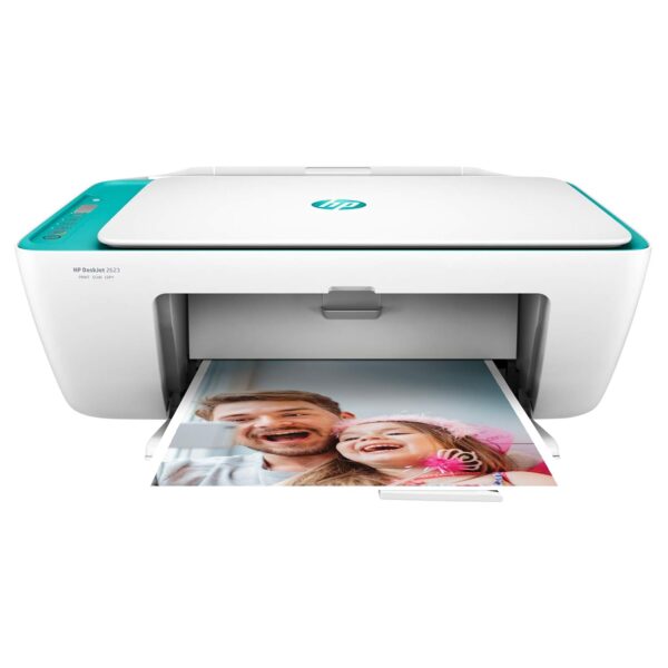Open Box Unuse HP DeskJet 2623 All-in-One Wireless Colour Inkjet Printer White with Voice-Activated Printing