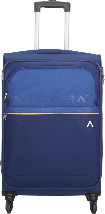Open Box Unused Aristocrat Medium Check-in Suitcase 69 Cm Brezza 4w Strolly E 69 Blue
