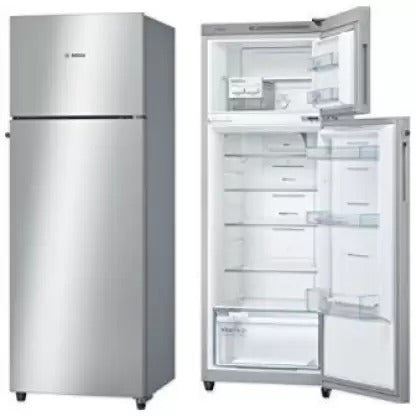 Bosch 288 L Frost Free Double Door 3 Star Refrigerator Silver KDN30VS30I