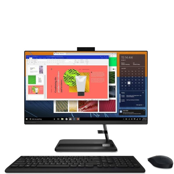 Open Box Unused Lenovo IdeaCentre AIO 3 11th Gen Intel i3 23.8″ FHD IPS 3-Side Edgeless All-in-One Desktop with Alexa Built-in 8GB/1TB HDD/Win11/MS Office 2021/HD 720