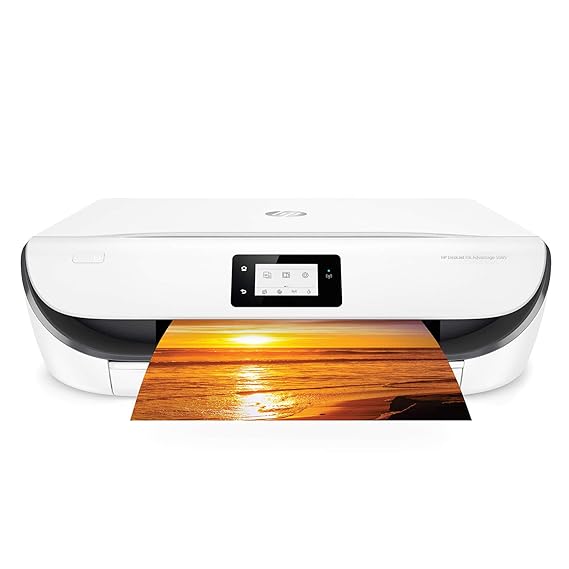 Open Box Unuse HP DeskJet 5085 All-in-One Ink Advantage Wireless Colour Printer with Duplex Printing and Voice-Activated Printing (Works with Alexa and Google Assist