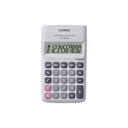 Open Box Unused Casio HL-100LB Portable Calculator 10 Digit Pack of 10