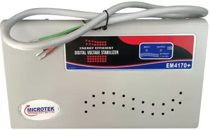 Open Box, Unused Microtek EM4170+ (170v to 270v+-5v) Voltage Stabilizer for AC Pack of 4