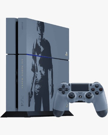 Used Sony PlayStation 4 Standard 1 TB Uncharted 4 A Thief's End Limited Edition