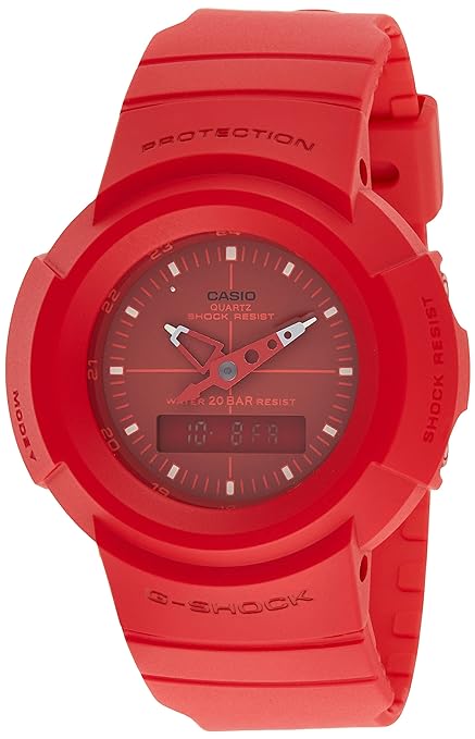 Casio G-Shock Analog-Digital Red Dial Men's Watch G1081 AW