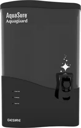 Open Box, Unused Eureka Forbes Aquasure from Aquaguard Desire 7 L RO + MC Water Purifier Black
