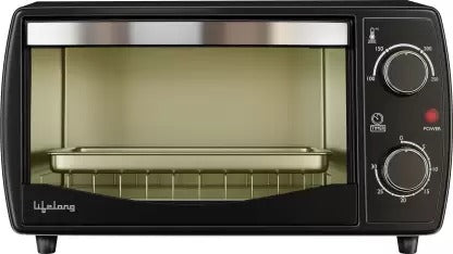 Open Box, Unused Lifelong 10-Litre LLOT10 Oven Toaster Grill OTG Black