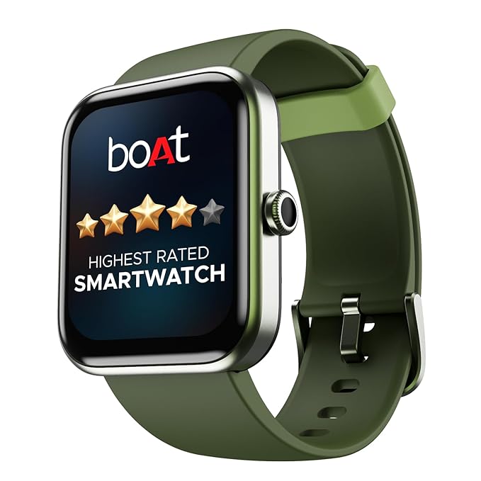 Open Box, Unused Boat Xtend Smart Watch with Alexa Built-in, 1.69” HD Display