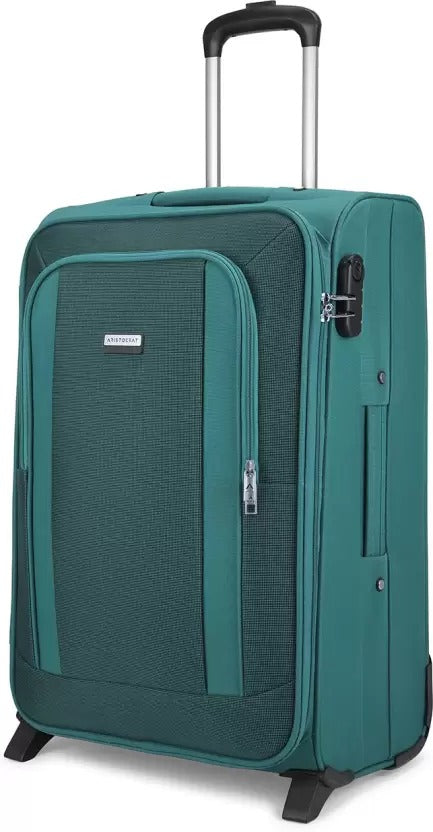 Open Box Unused Aristocrat Large Check-in Suitcase 72 Cmtriumph 2 Wheel E 75 Blue