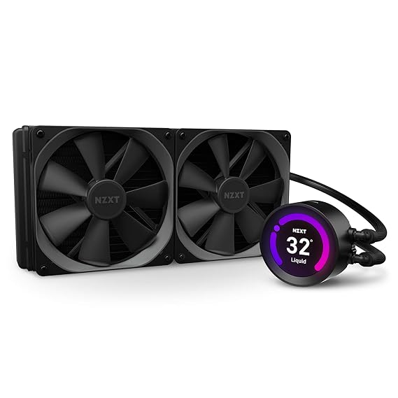 Used Nzxt Kraken Z63 280mm AIO RGB Liquid Cooler with AER P Radiator Fan Only for Intel