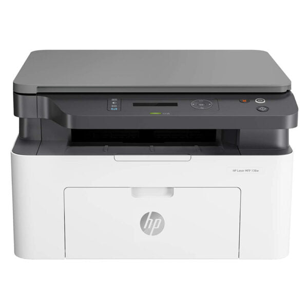 Open Box Unused HP Laser 136w B&W Printer with Wi-Fi Direct: Print, Copy, Scan, Perfect for Offices, Compact, Affordable, Multifunction