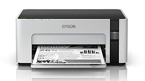 Open Box Unused Epson M1120 EcoTank Monochrome Wi-Fi Ink Tank Printer White
