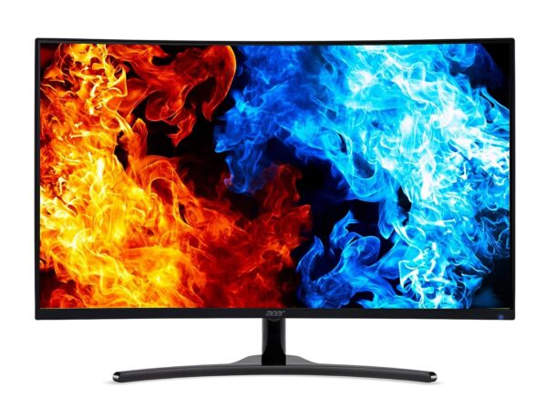 Open Box Unused Acer ED322QR 31.5 Inch (80.01 cm) Full HD Curved VA Backlit LED Monitor 144Hz Refresh Rate Zero Frame AMD Free Sync Eye Care Features Stereo