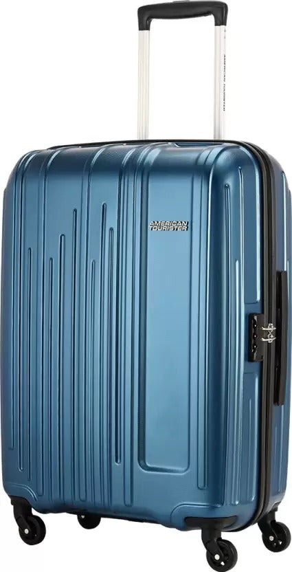 Open Box Unused American Tourister Large Check-in Suitcase 77 Cm Amt Hamilton Sp 77cm Mo Blue
