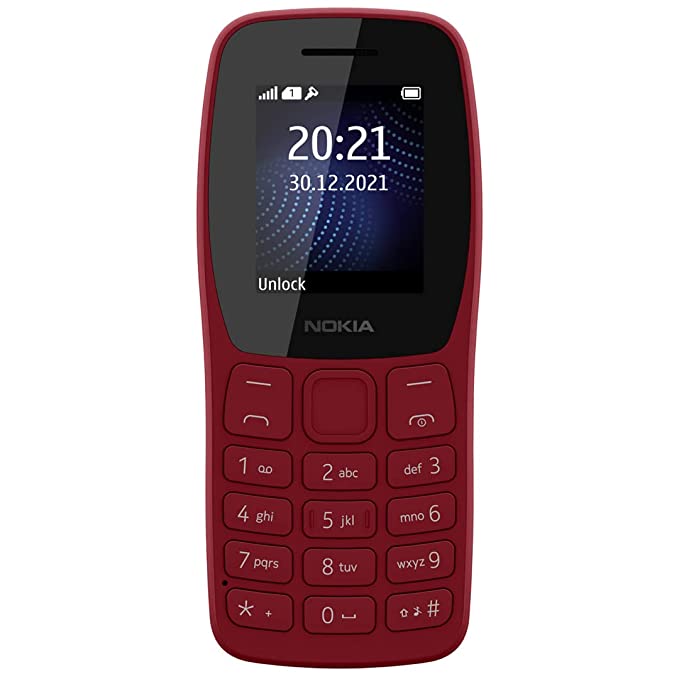 Open Box Unused Nokia 105 Plus Single SIM Keypad Mobile Phone