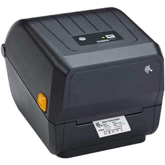 Open Box Unuse Zebra ZD230t Thermal Transfer Desktop Printer for Labels, Receipts, Barcodes, Tags, and Wrist Bands, Print Width 4 in, Prints