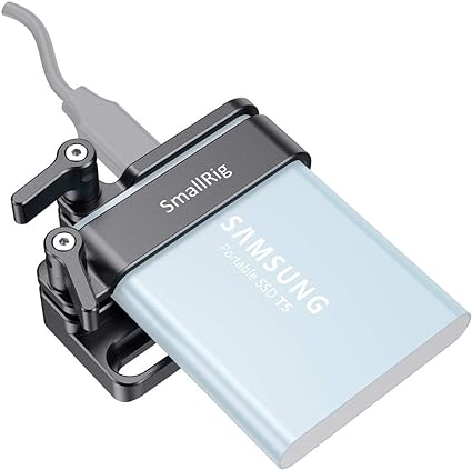 SmallRig Samsung T5 SSD  Mounting Clamp for BMPCC 4K /  6K and Z CAM Cages 2245B