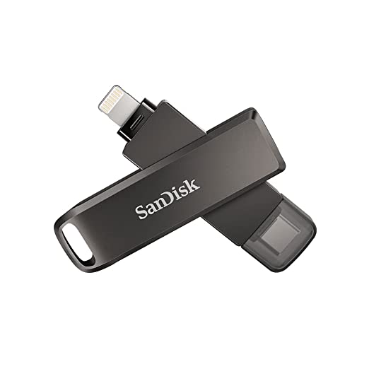 Open Box, Unused SanDisk 64 GB iXpand USB 3.0 Flash Drive Luxe for iPhone