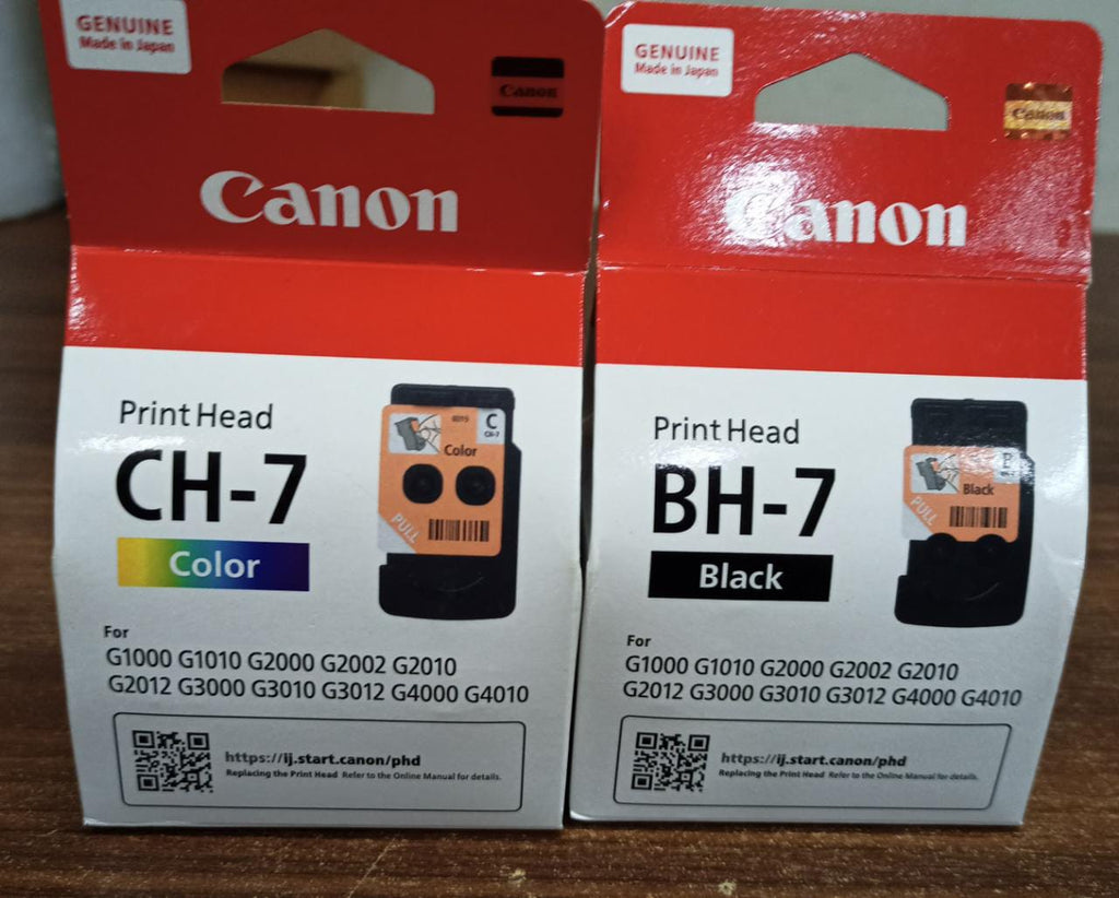 Canon Print Head CH-7 Color and Black Combo G1000/G1010/G2000