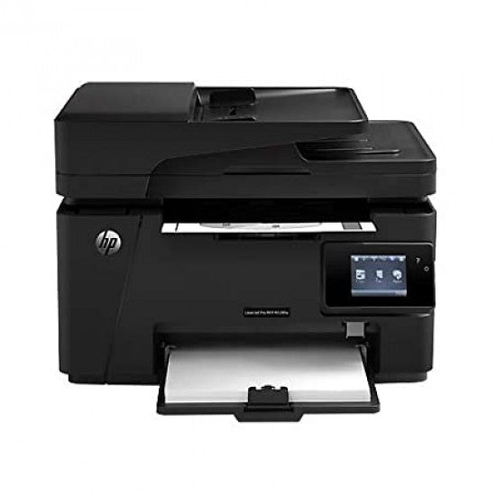 Open Box Unused HP LaserJet Pro MFP M128fw, Wireless, Print, Copy, Scan, Fax, 35-sheet ADF, Ethernet, Hi-Speed USB 2.0, Up to 21 ppm, 150-sheet input tray, 100-sheet output tray, Black and White, CZ186A