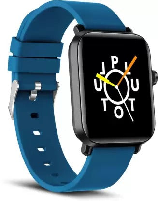 Open Box, Unused Syska Pluto Smartwatch Blue Strap Regular