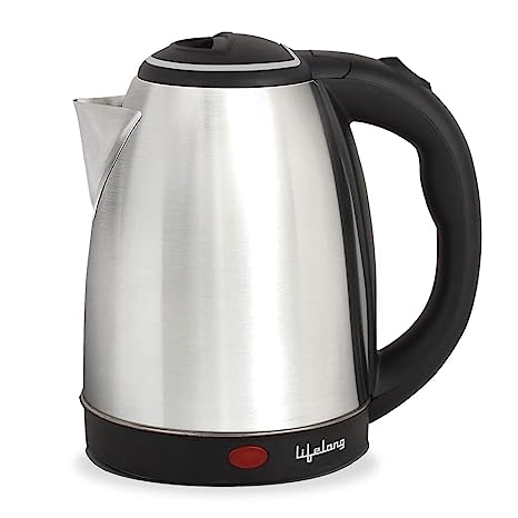 Open Box, Unused Lifelong LLEK15 Electric Kettle 1.5L with Stainless Steel Body Easy Pack of 2