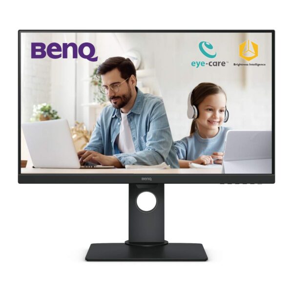 Open Box Unused BenQ GW2780T 68.58 cm (27″) 1080p IPS Eye-Care Monitor, Height Adjustment, HDMI, Brightness Intelligence, Low Blue Light, Flicker-Free, Color Weakness