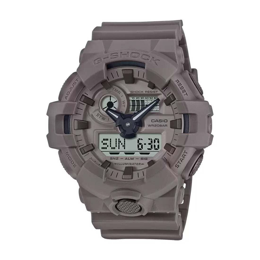 G shock watch white hot sale colour