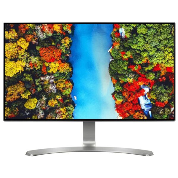 Open Box Unused LG 23.8 inch (60.45 cm) Borderless LED Monitor Full HD, IPS Panel with VGA, HDMI, Audio in/Out Ports and in-Built Speakers 24MP88HV Silver/White