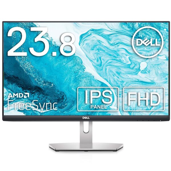 Open Box Unused Dell 24 Monitor-S2421HN in-Plane Switching (IPS), Flicker-Free Screen with Comfort View, Full HD (1080p) 1920 x 1080 at 75 Hz with AMD Free Sync, with