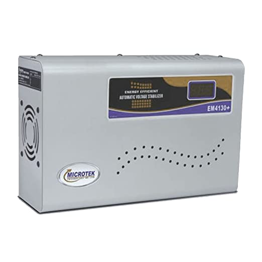 Open Box, Unused Microtek EM4130+ Automatic Voltage Stabilizer for AC 130V-300V