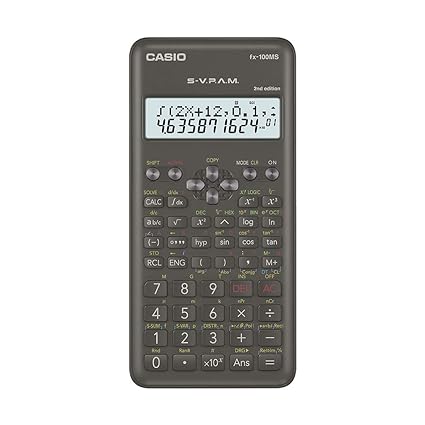 Open Box Unused Casio FX-100MS 2nd Gen Non-Programmable Scientific Calculator Pack of 2