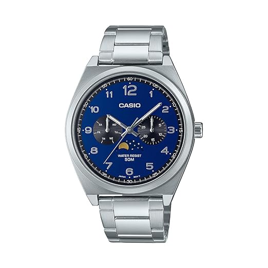 Casio best sale mtp blue