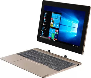 Open Box Unused Lenovo Ideapad D330 with Keyboard 4 GB RAM 64 GB ROM 10.1 inch with Wi-Fi Only Tablet Bronze