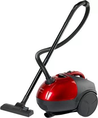 Open Box Unused Inalsa QuickVac Dry Vacuum Cleaner with Reusable Dust Bag  Red Black