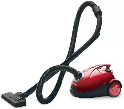 Open Box Unused Eureka Forbes Quick Clean Dx Dry Vacuum Cleaner With Reusable Dust Bag Red Black