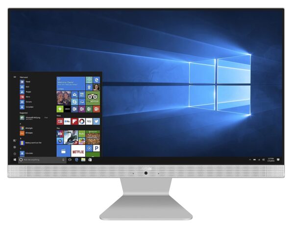 Open Box Unused Asus AIO M241, 23.8″ FHD, Dual Core AMD Athlon Silver 3050U, All-in-One Desktop (4GB/1TB HDD/Windows 10/Integrated Graphics/with Wired Keybo