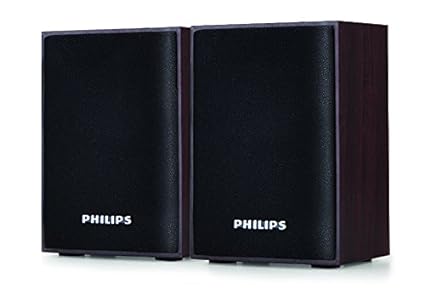Open Box, Unused Philips SPA-30 2.0 Channel Multimedia Speakers System Black Pack of 2