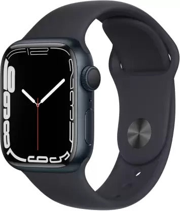 Open Box, Unused Apple Watch Series7 GPS, 41mm Midnight Aluminium Case with Midnight Sport Band