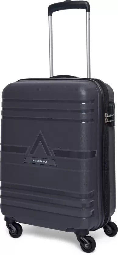 Open Box Unused Aristocrat Small Cabin Suitcase 53 Cm Airstop Strolly 53 360 Aristo Periscop Grey