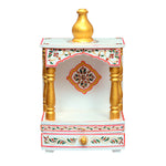 Load image into Gallery viewer, Craft Tree Handpainted Wall Hanging Home Temple/Mandir In White
