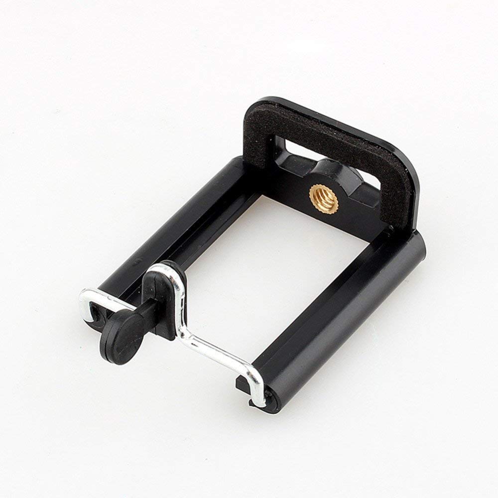 Open Box, Unused HUMBLE Camera Stand Clip Bracket Holder Tripod Monopod Mount Adapter for Mobile Phone - Black