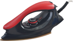 Load image into Gallery viewer, Candes Light Weight Electric Dry Iron Red &amp; Black 100% Non Stick Teflon Coating
