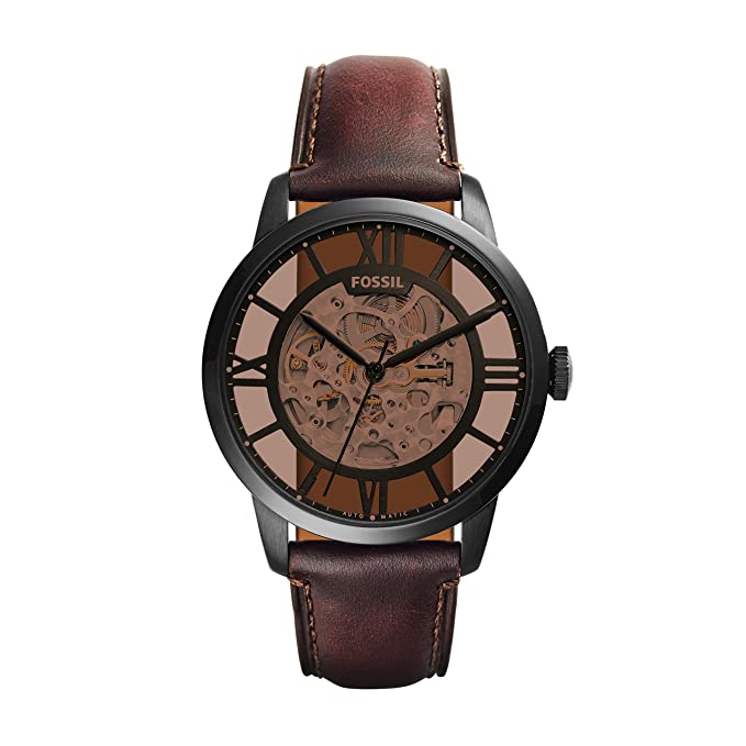 Open Box Unused Fossil Townsman Analog Brown Dial Men's Watch ME3098
