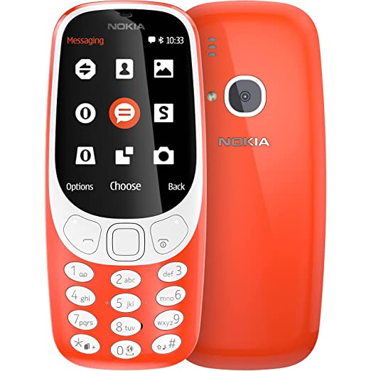 Open Box Unused Nokia 3310 DS Red Keypad Phone