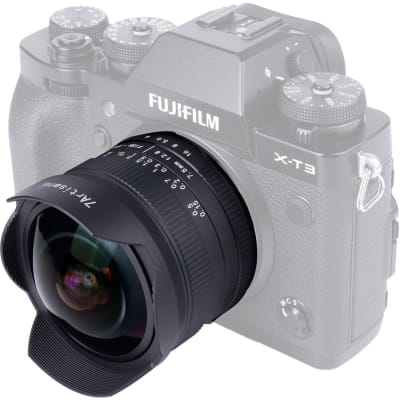 7artisans Photoelectric 7.5mm F2.8 II Fisheye Lens Fujifilm X Black