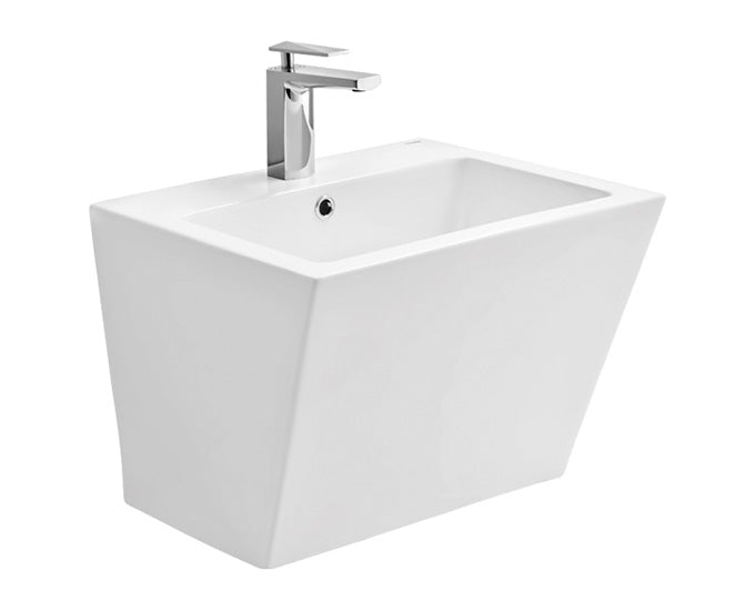 Cera Sterling Wall Hung Wash Basin With Integrated Half Pedestal A2010105