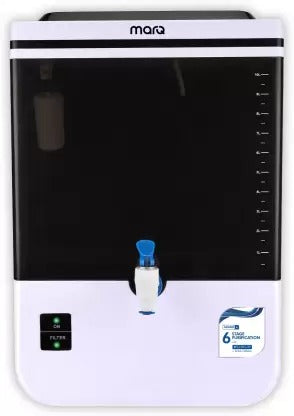 Open Box, Unused MarQ by Flipkart Grand Plus 10 L RO + UV + UF Water Purifier with Prefilter Black and White